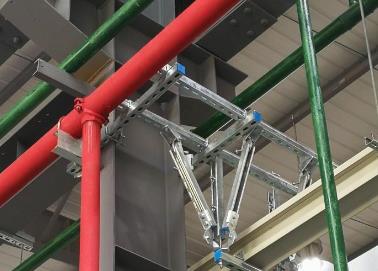 电白该抗震支架的整体式支吊架结构协调性好